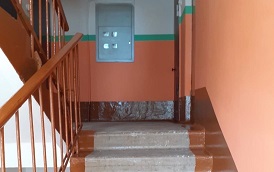 Косметический ремонт подъезда в доме по адресу ул. Иньвенская, 13