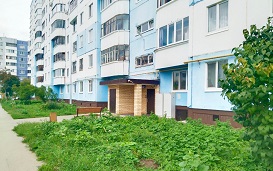 Покраска цоколя в доме по адресу ул. Свободы, 13